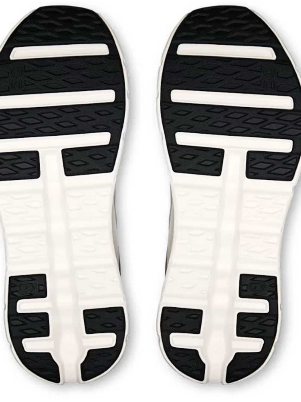 On Running Men’s Lightweight Athletic Sneakers - Black/White - Picture 6 of 8